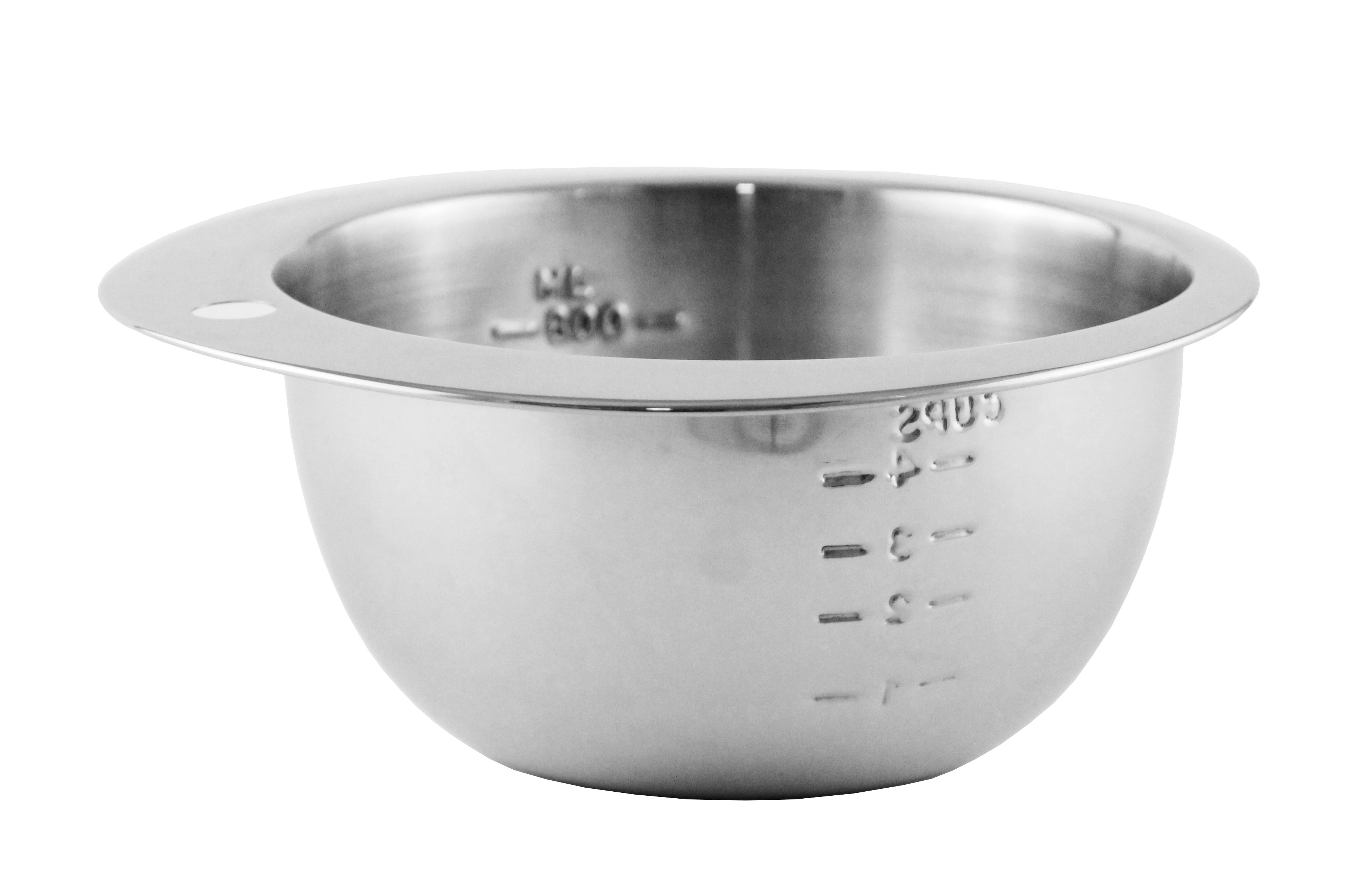 Mixing bowl in acciaio con scala graduata, 800ml
