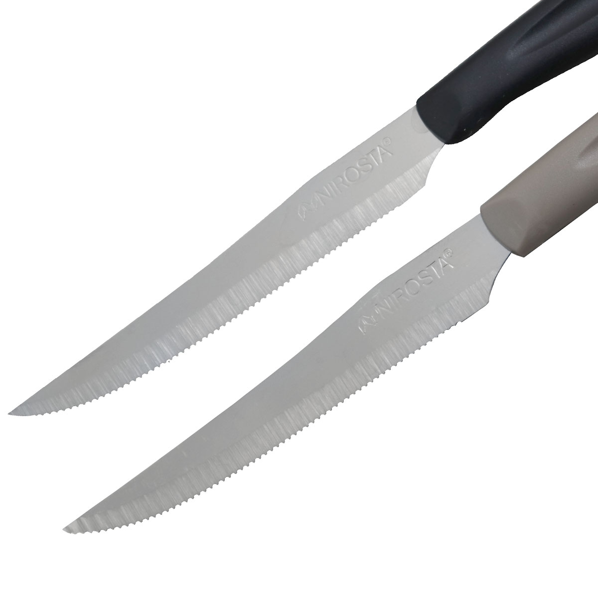 Set di coltelli da cucina con lama nera in acciaio inossidabile